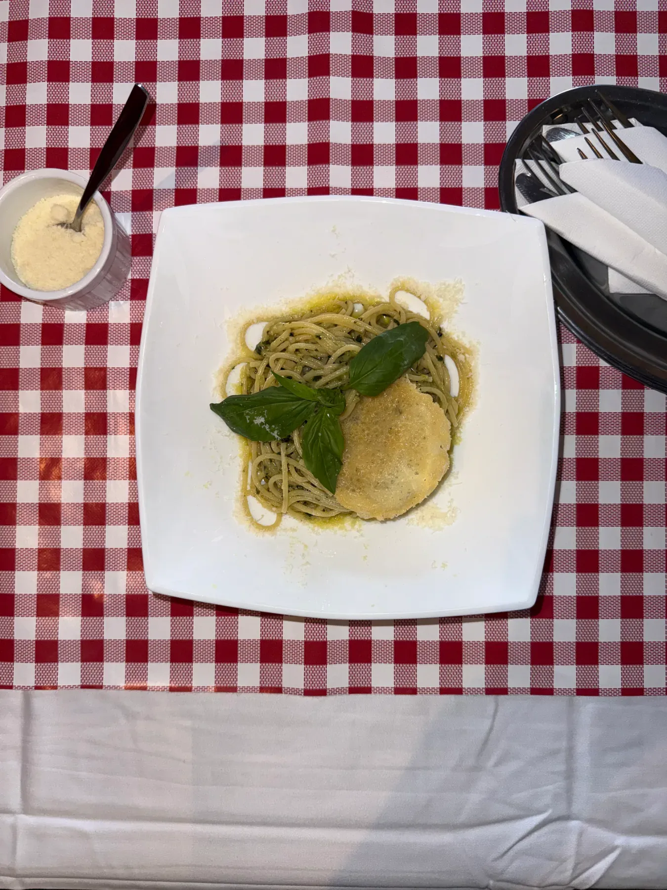 Spaghetti al Pesto Genovese